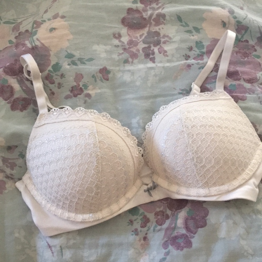 Cream White Bra